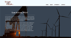 Desktop Screenshot of learlaw.com